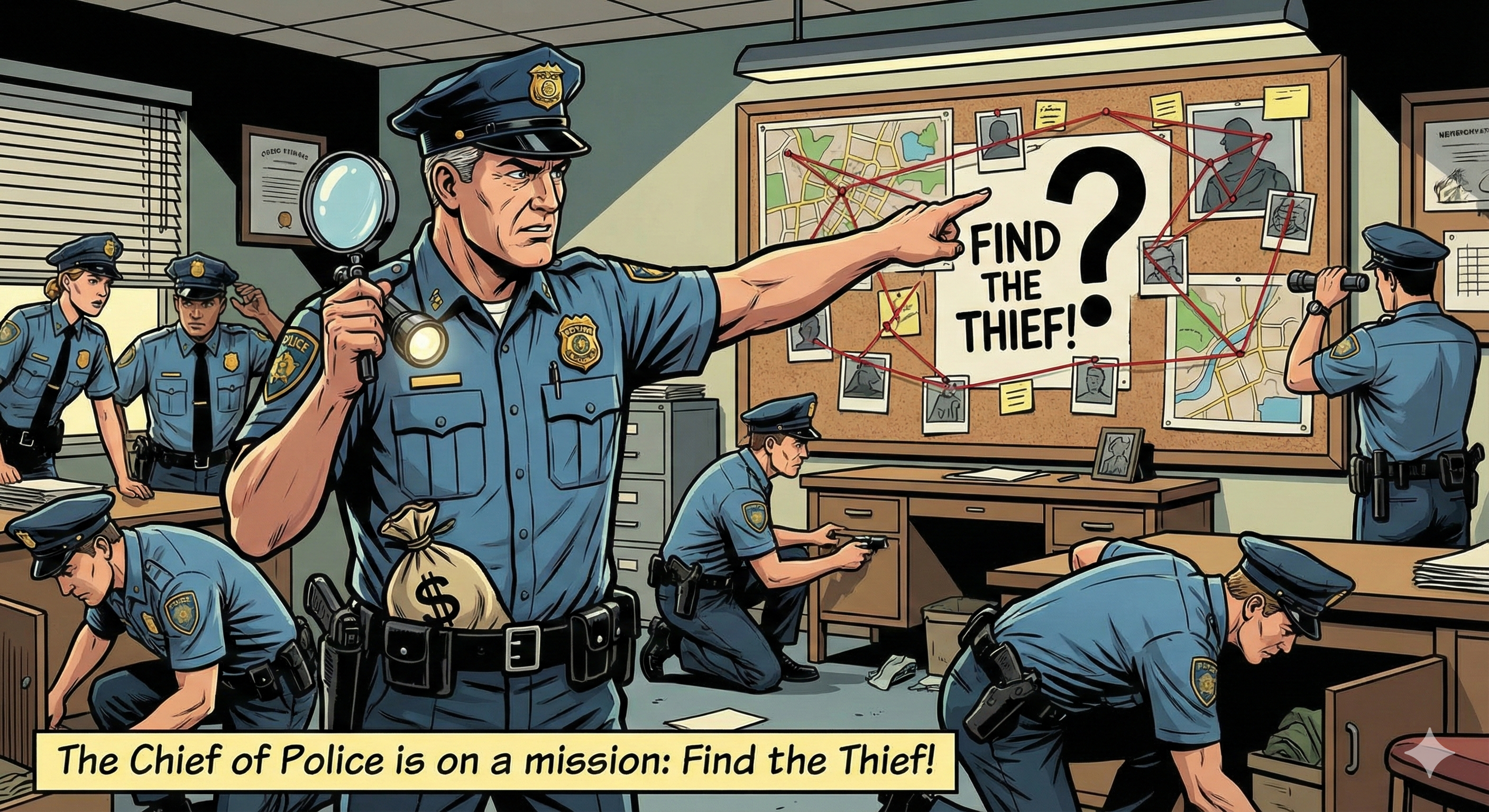 Chief of Police looking for thief