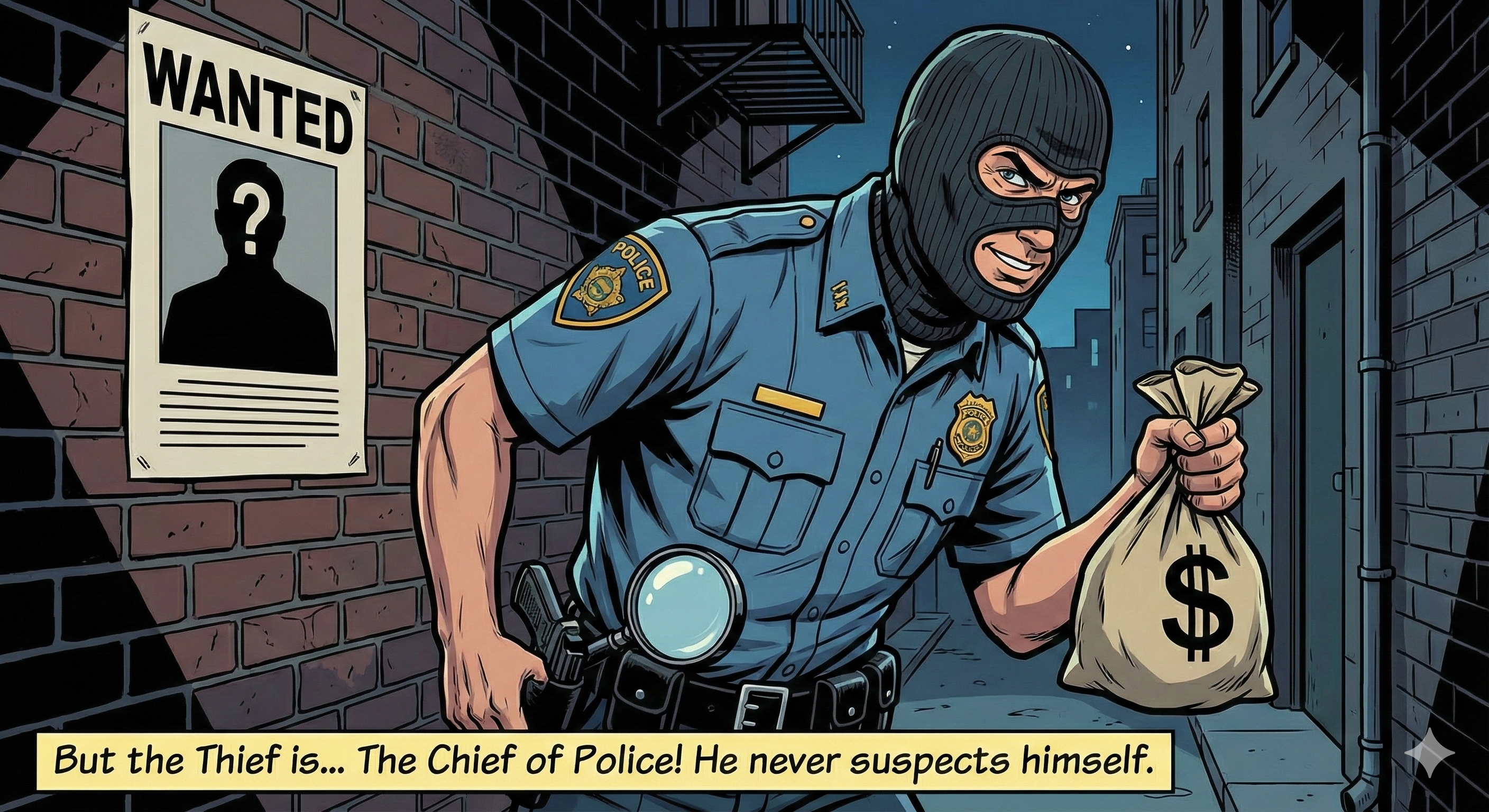 Plot twist - Chief is the thief