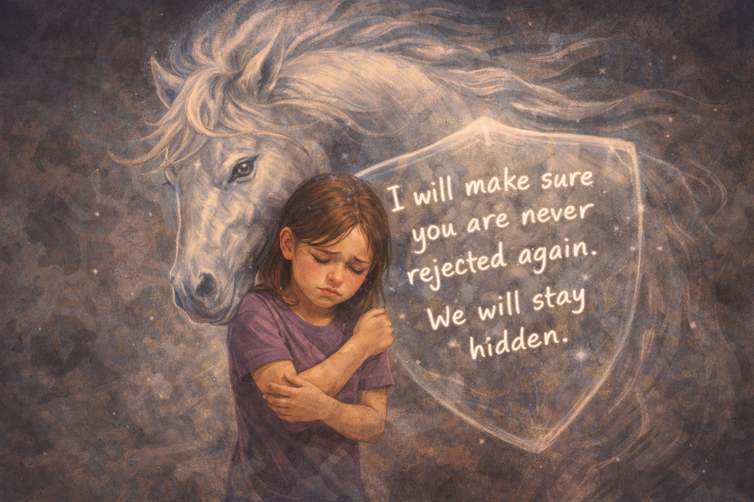 Horse protecting Jane - We will stay hidden