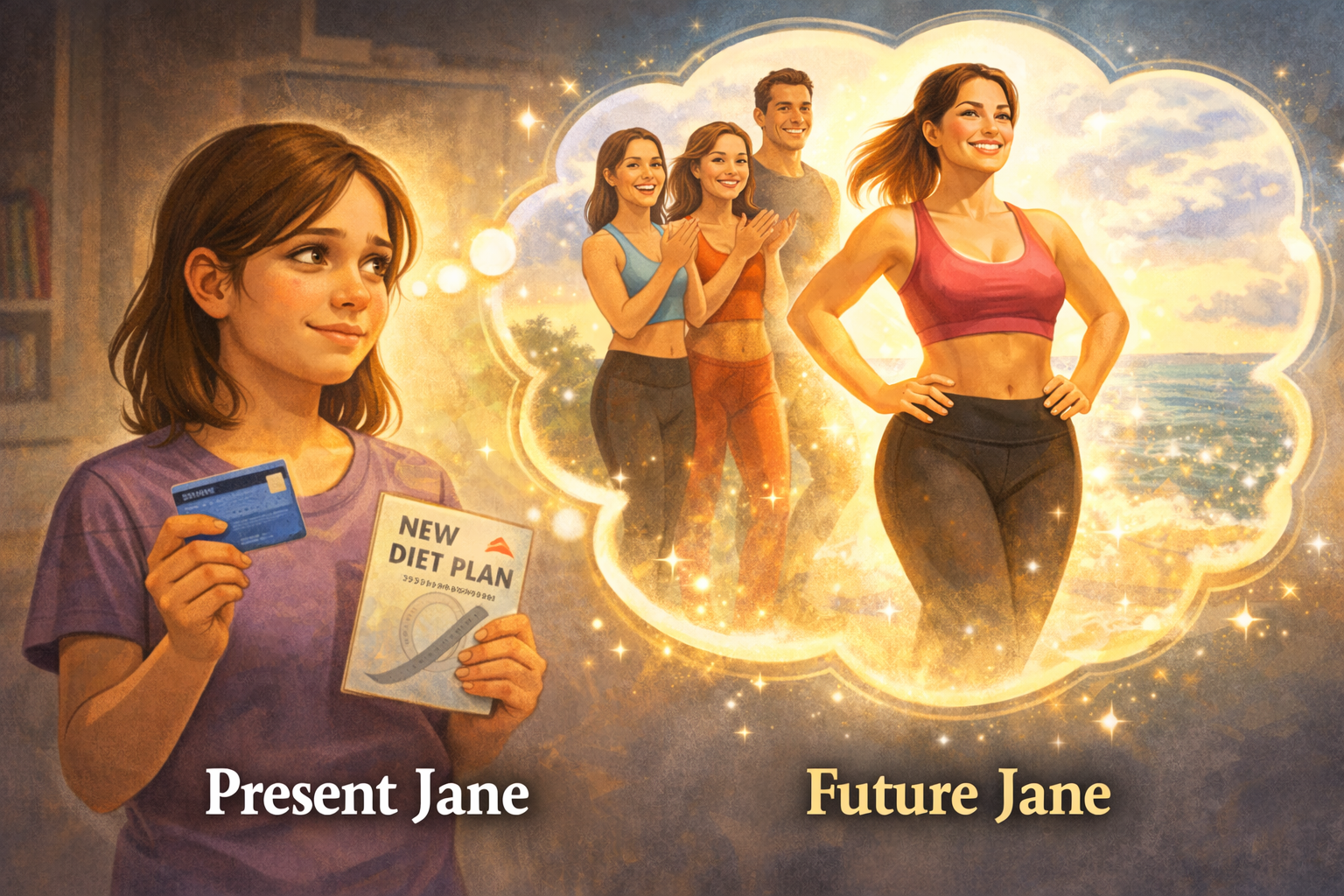 Present Jane vs Future Jane comparison