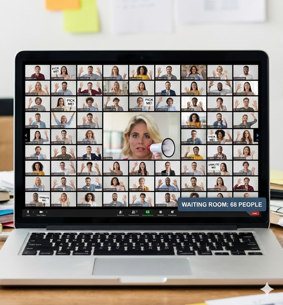 Thrive Light - Packed Zoom call